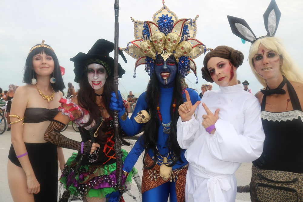 Zombie Bike Ride 2017 photo - Duval Street, Key West